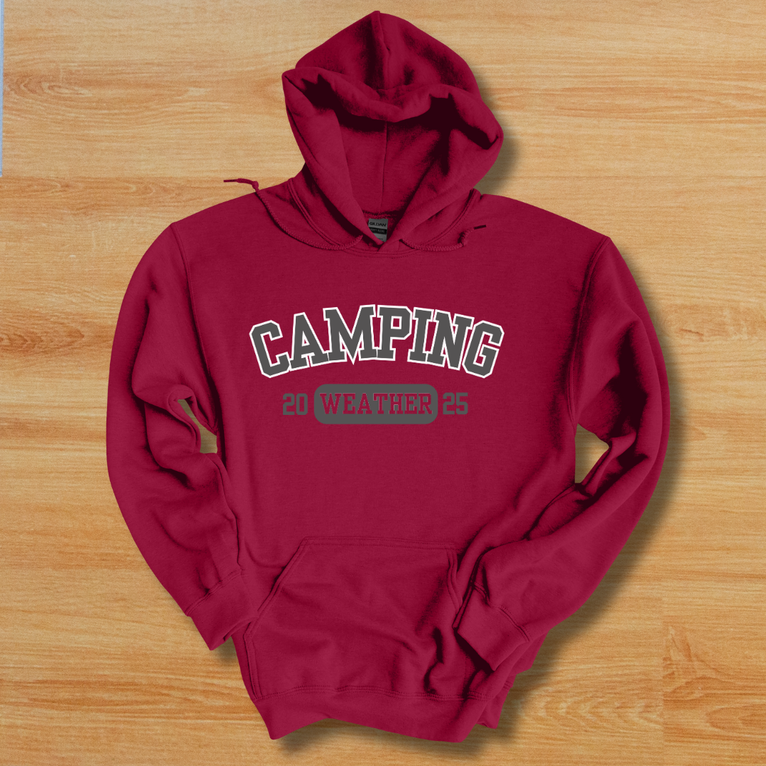Camping Weather Long-Sleeve Hoodie