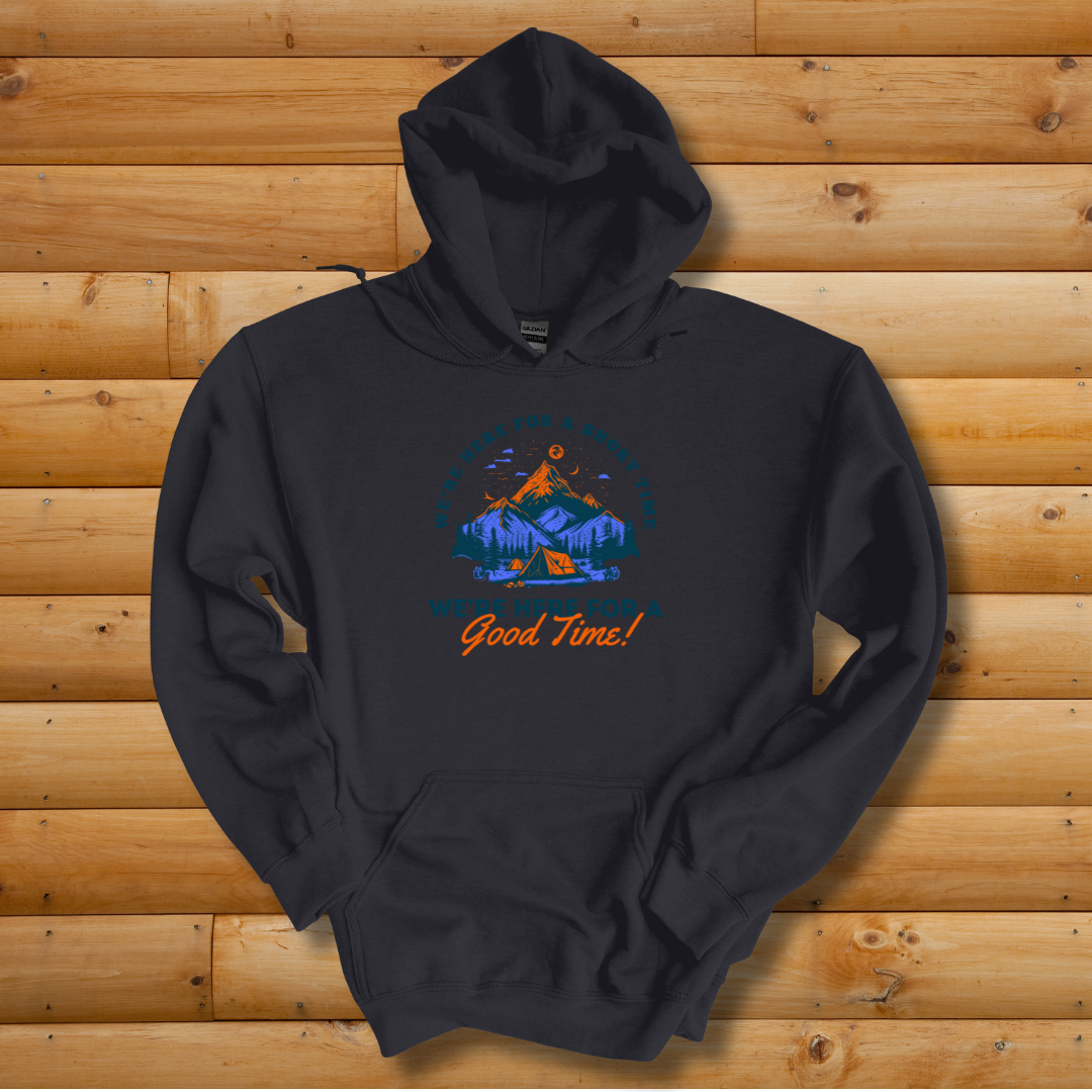 This is image of Here for a Good Time Long-Sleeve Hoodie version 4