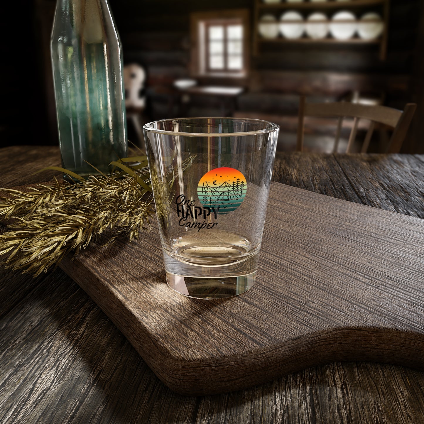 Shot Glass, 1.5oz - One Happy Camper