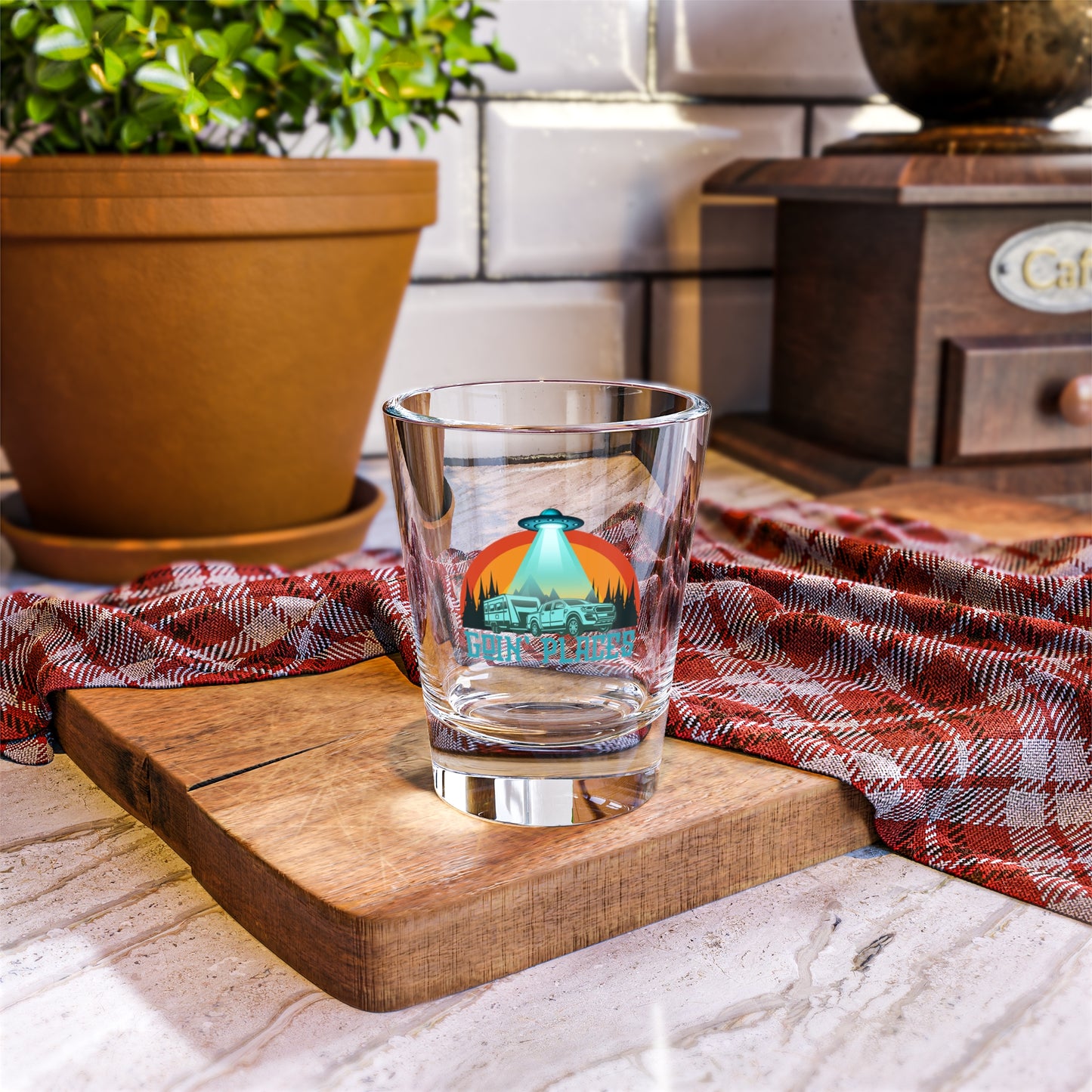 Shot Glass, 1.5oz - Goin Places