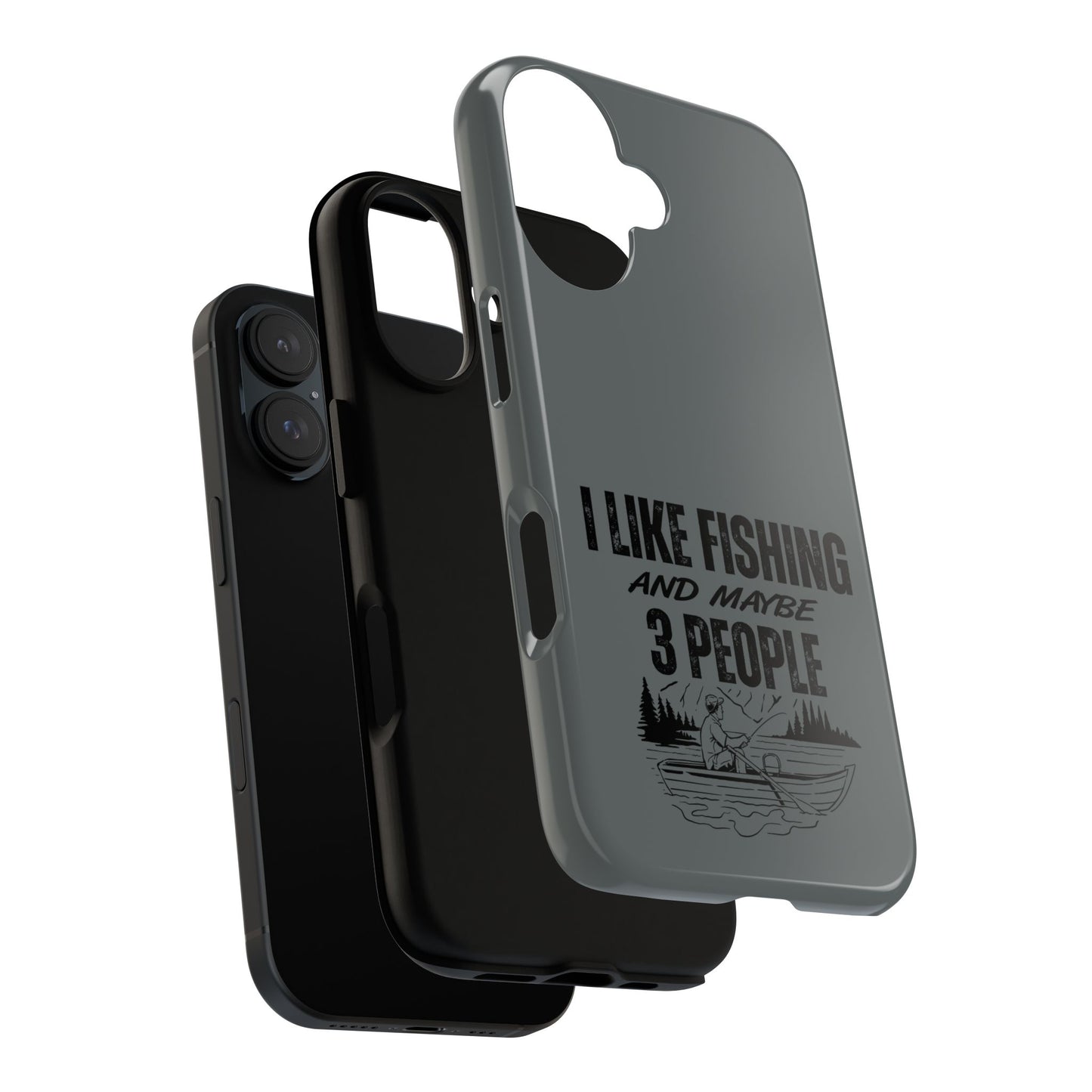 Cell Phone Case | I Like Fishing | For iPhone, Samsung Galaxy, and Google Pixel