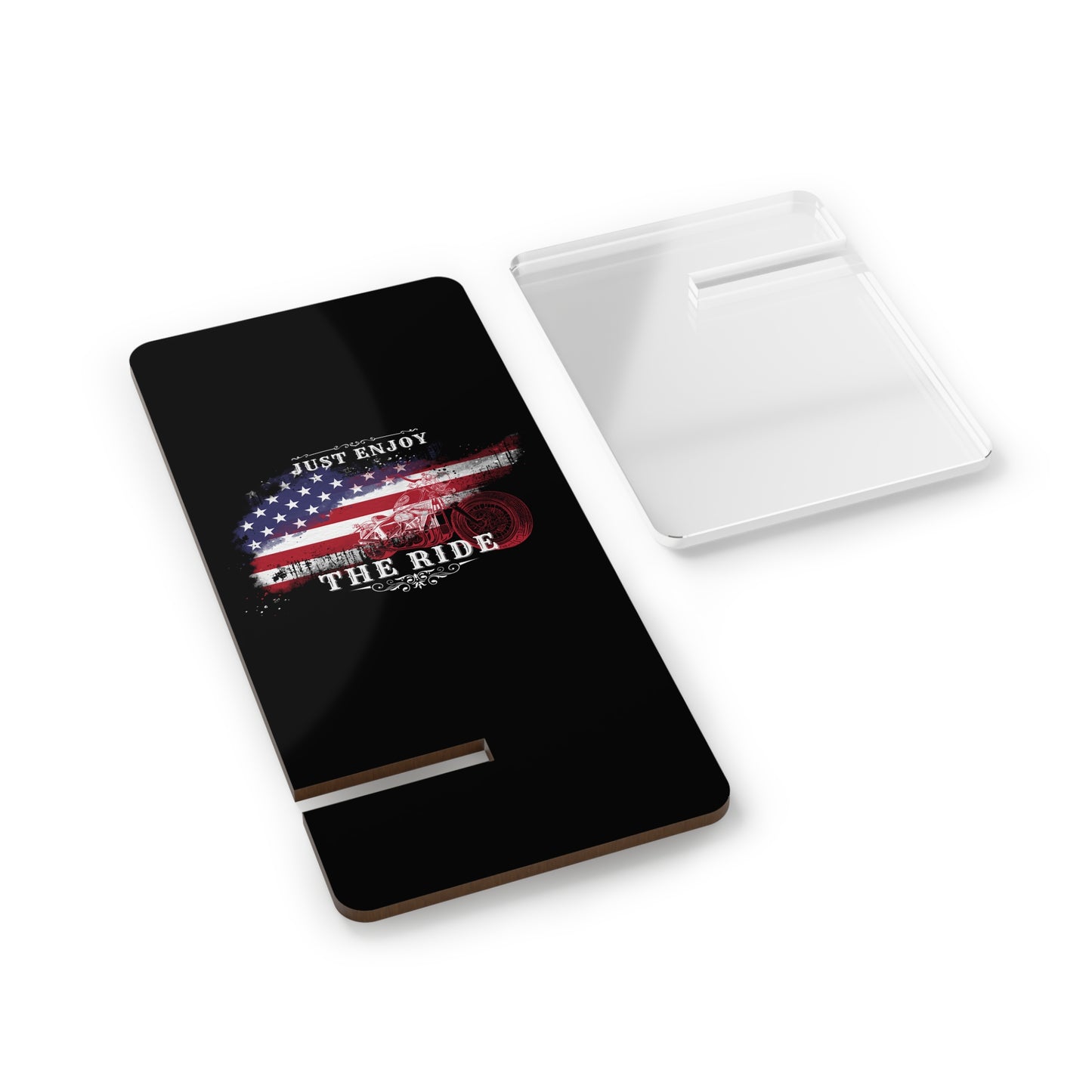 Just Enjoy the Ride, Cell Phone Stand for Desk or Nightstand