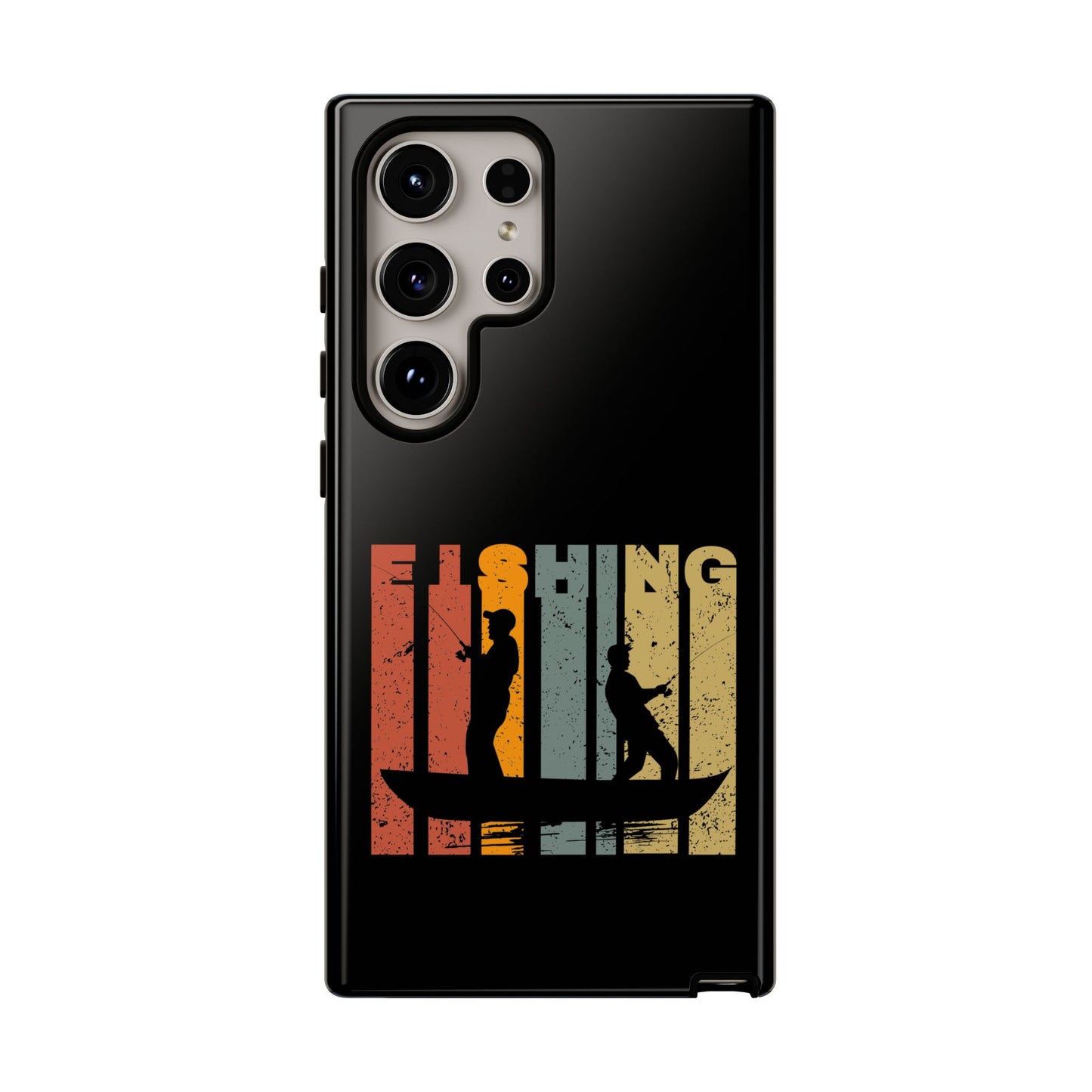 Cell Phone Case | Fishing Grunge | For iPhone, Samsung Galaxy, and Google Pixel