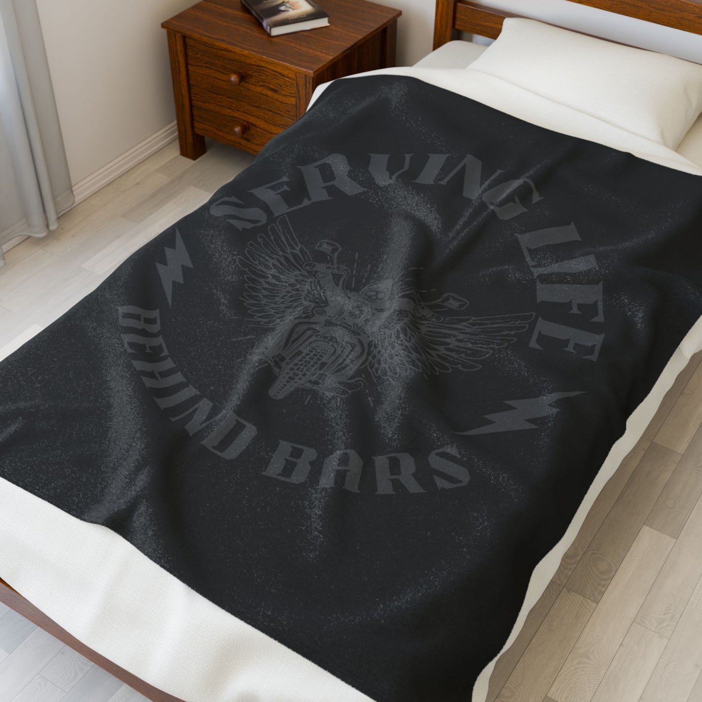 Velveteen Plush Blanket - Serving Life Behind Bars
