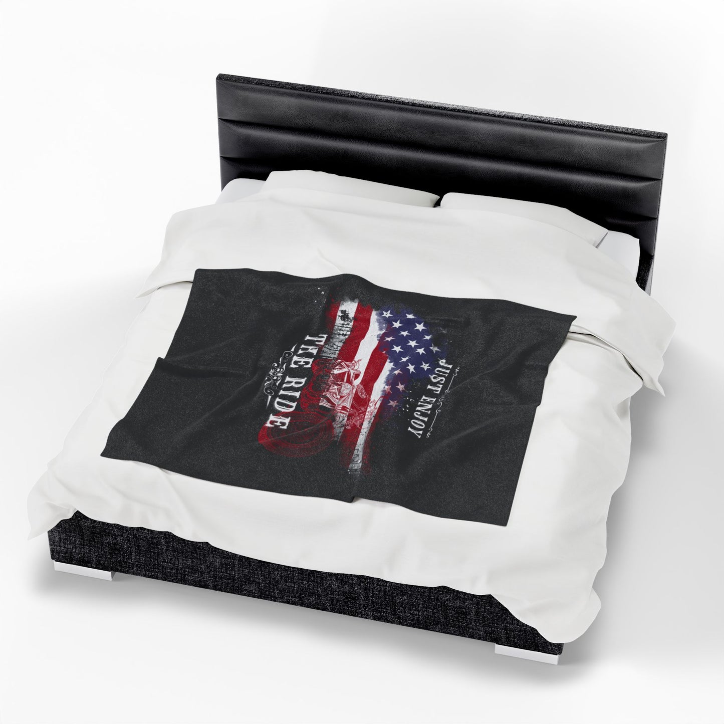 Velveteen Plush Blanket - Just Enjoy the Ride