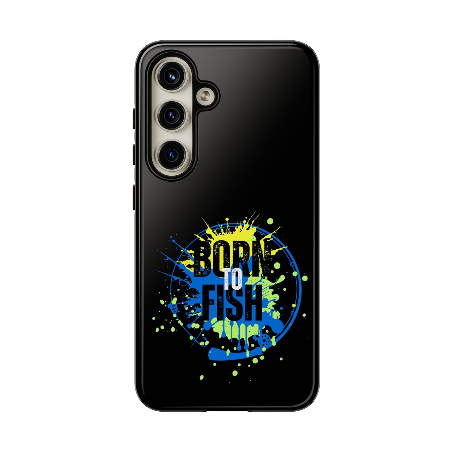 Cell Phone Case | Born to Fish | For iPhone, Samsung Galaxy, and Google Pixel