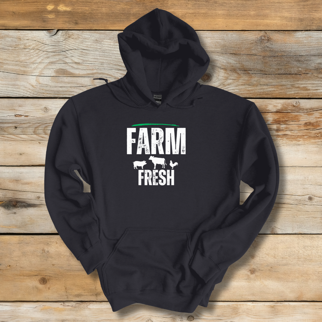 This is image of Farm Fresh Long-Sleeve Hoodie version 5