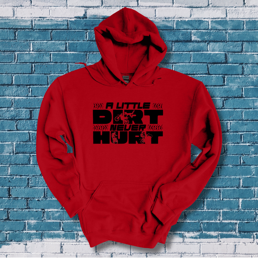 This is image of A Little Dirt Never Hurt Long-Sleeve Hoodie version 7