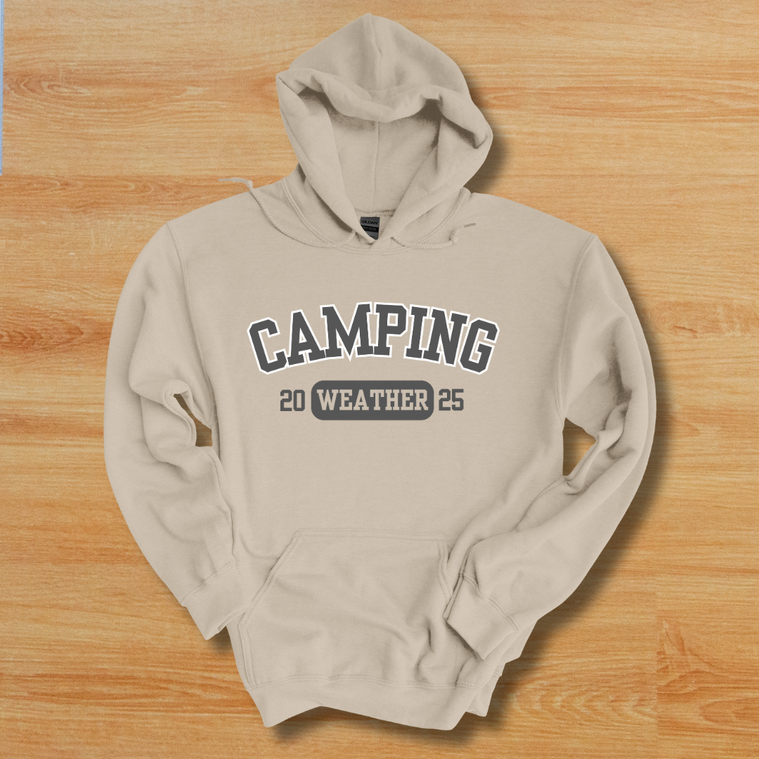 Camping Weather Long-Sleeve Hoodie