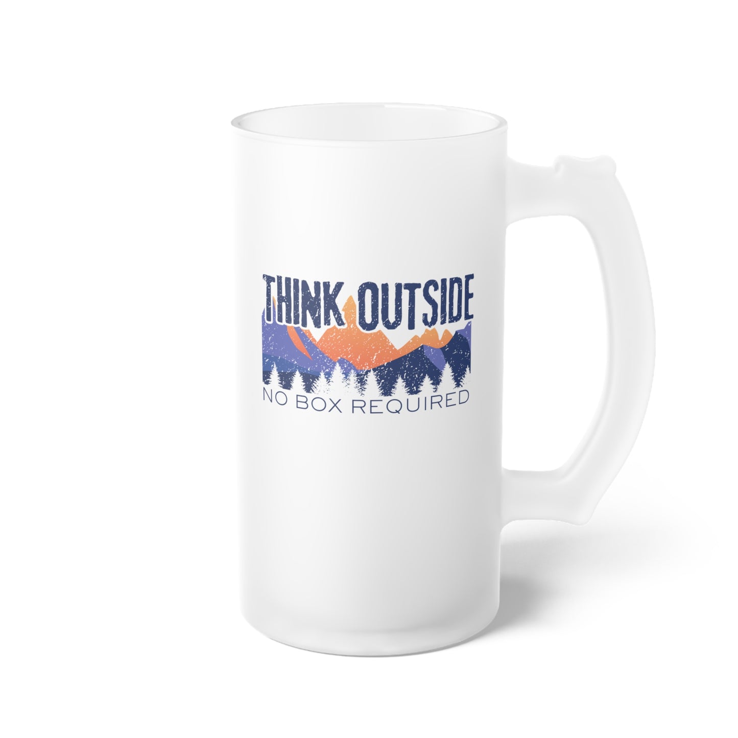 Frosted Glass Beer Mug - Think Outside