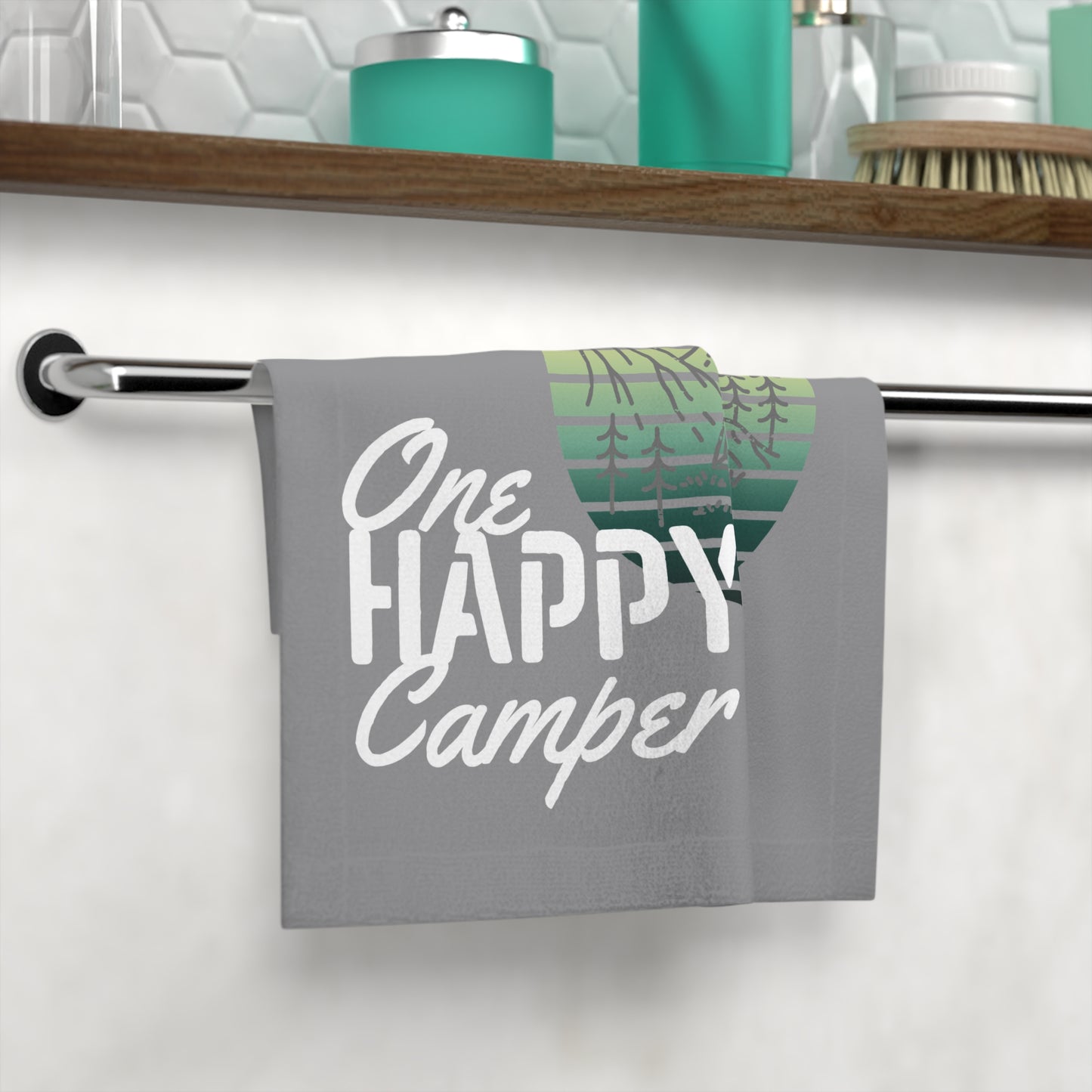 Face Towel - One Happy Camper