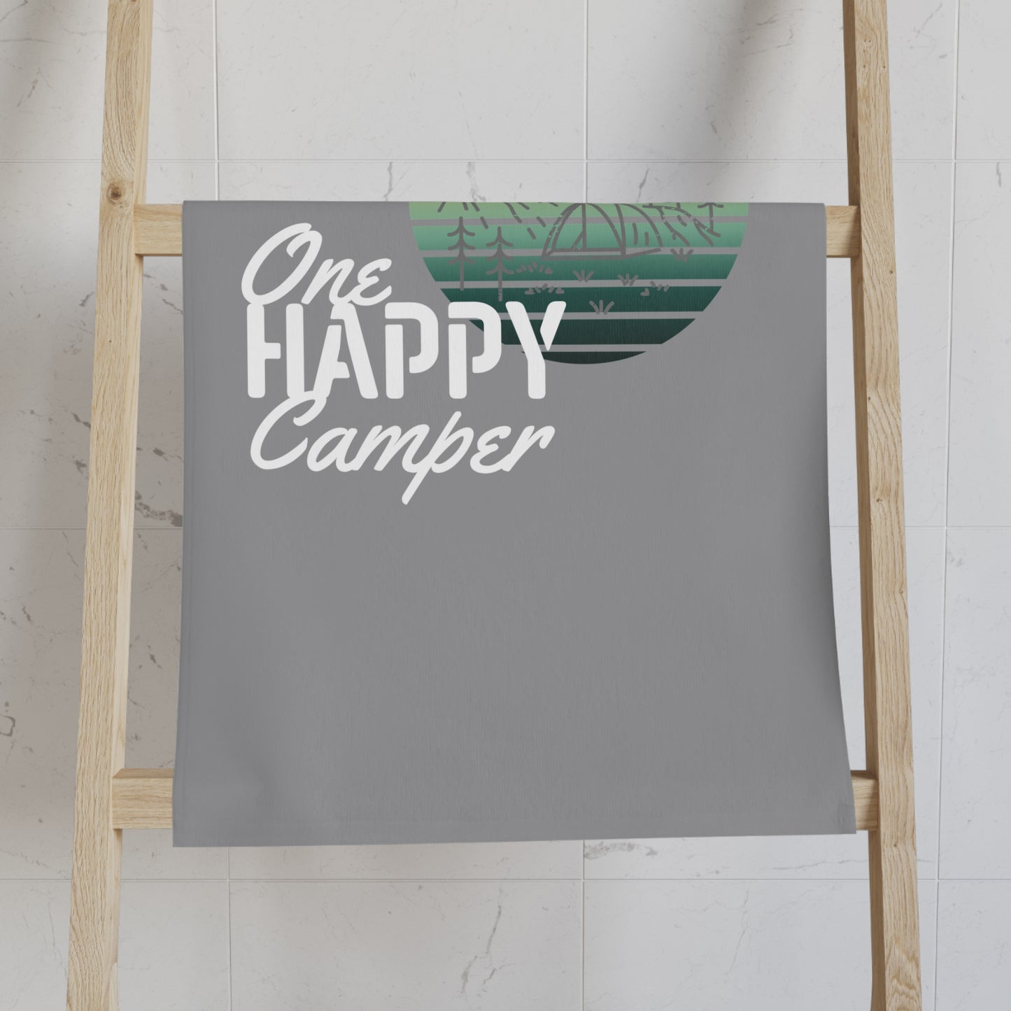Hand Towel - One Happy Camper