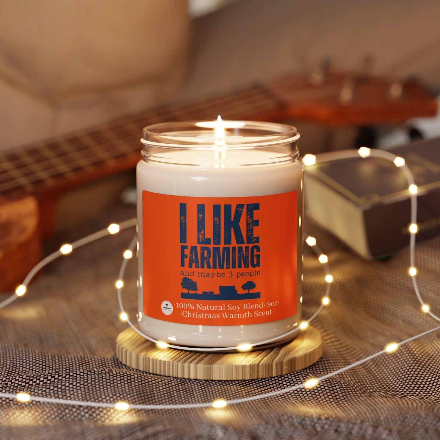 Scented Soy Candle, 9oz - I Like Farming