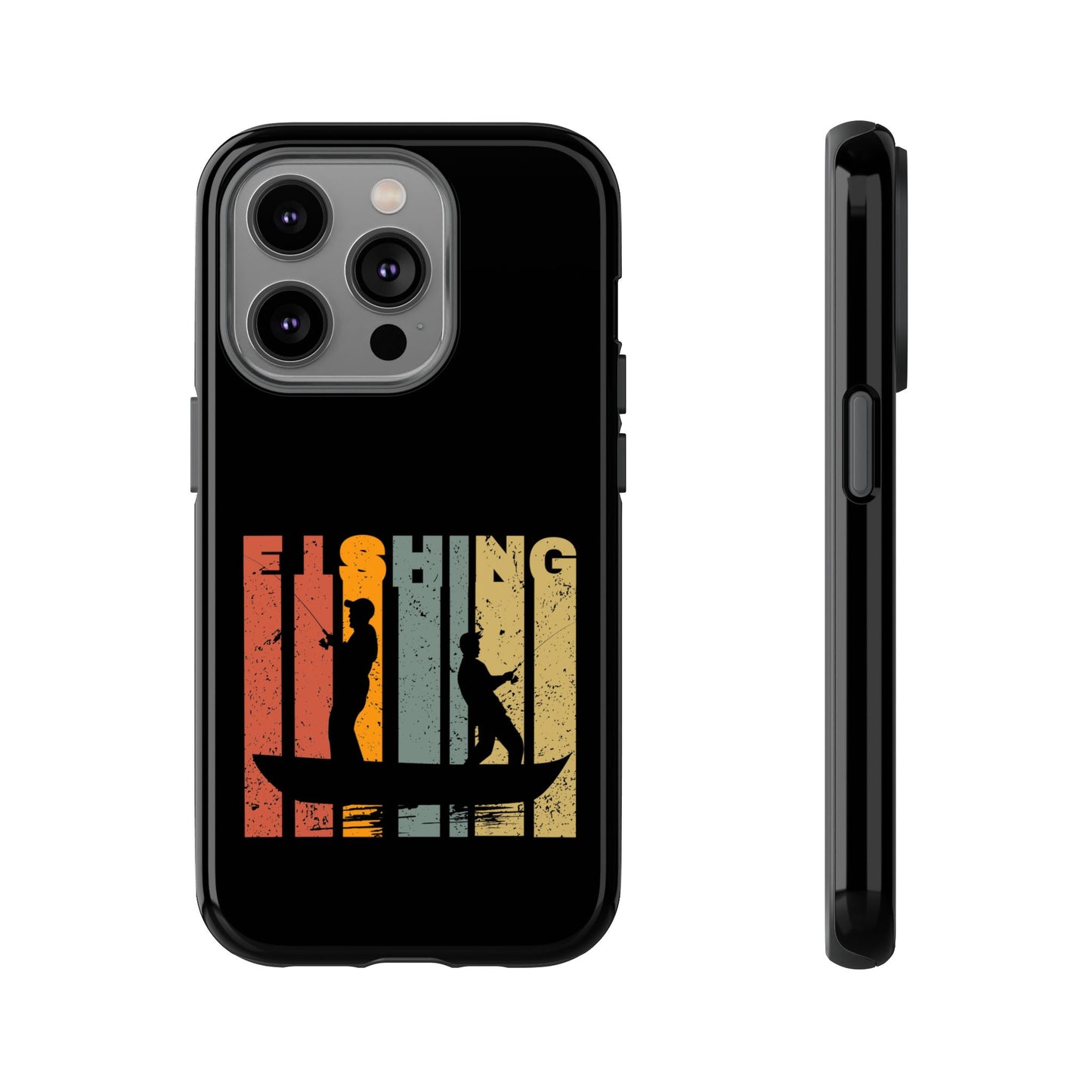 Cell Phone Case | Fishing Grunge | For iPhone, Samsung Galaxy, and Google Pixel