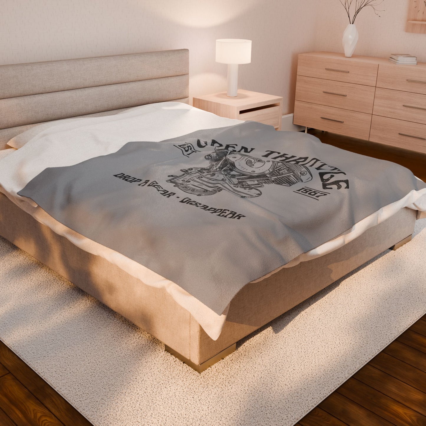 Velveteen Plush Blanket - Open Throttle