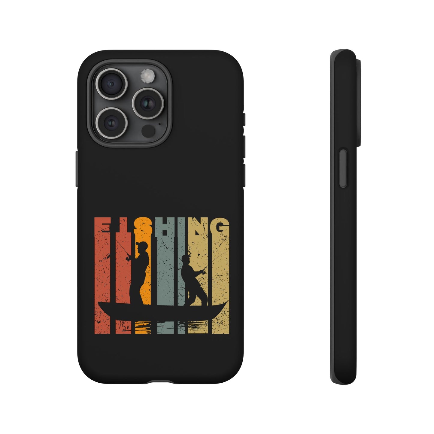 Cell Phone Case | Fishing Grunge | For iPhone, Samsung Galaxy, and Google Pixel