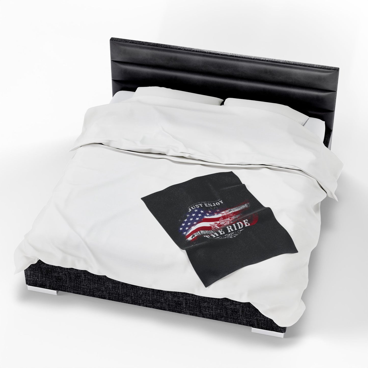 Velveteen Plush Blanket - Just Enjoy the Ride