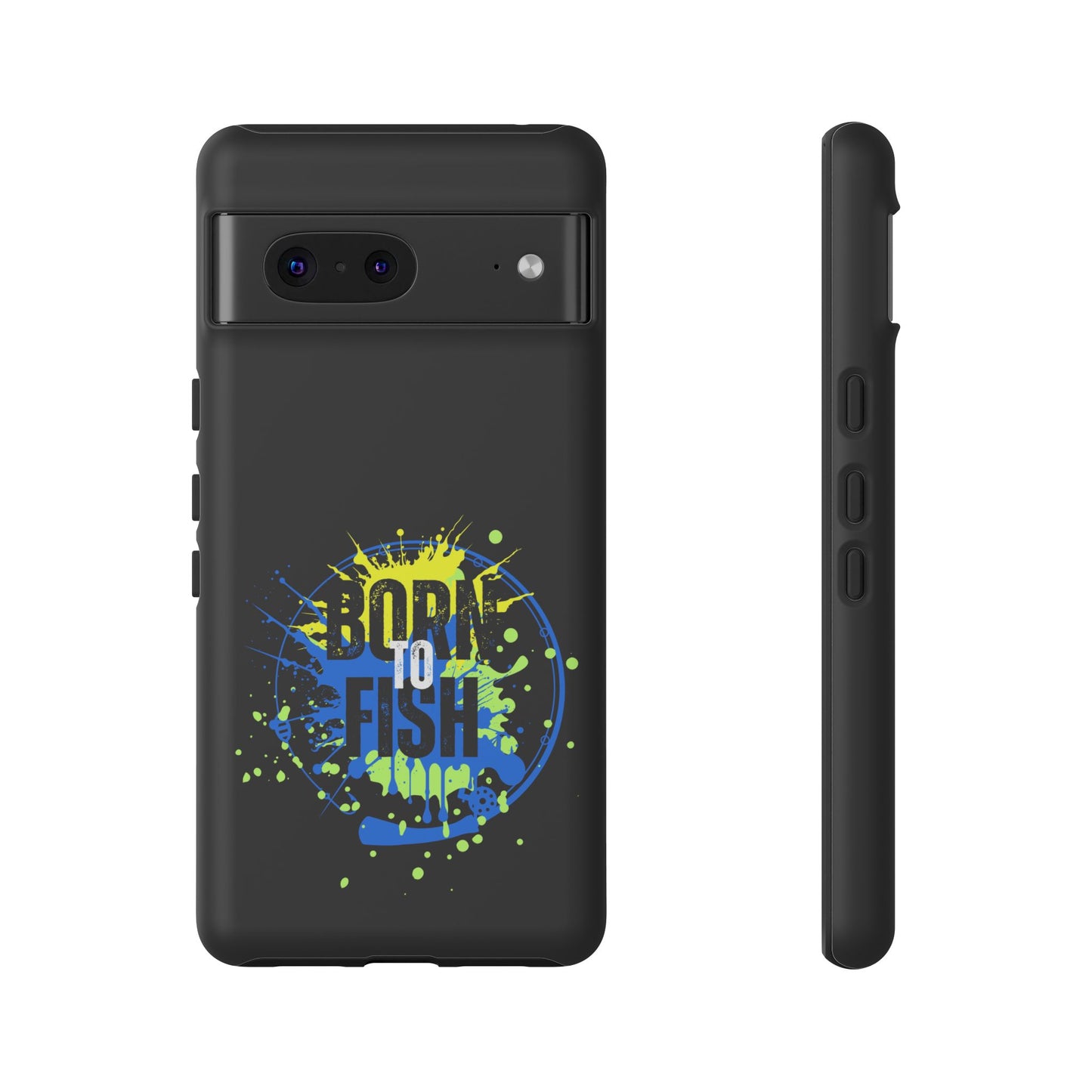 Cell Phone Case | Born to Fish | For iPhone, Samsung Galaxy, and Google Pixel