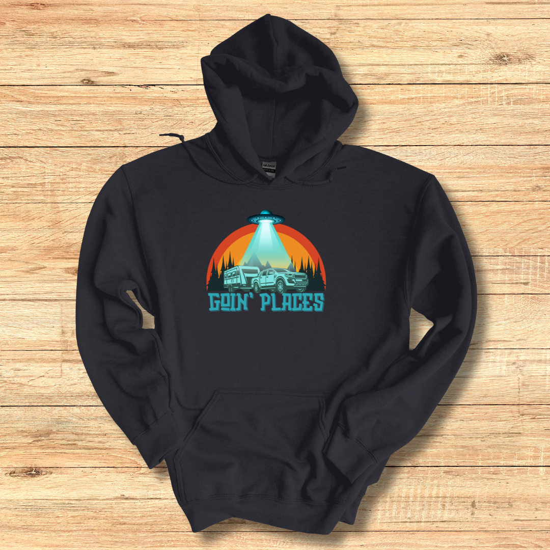 This is image of Goin Places Long-Sleeve Hoodie version 5