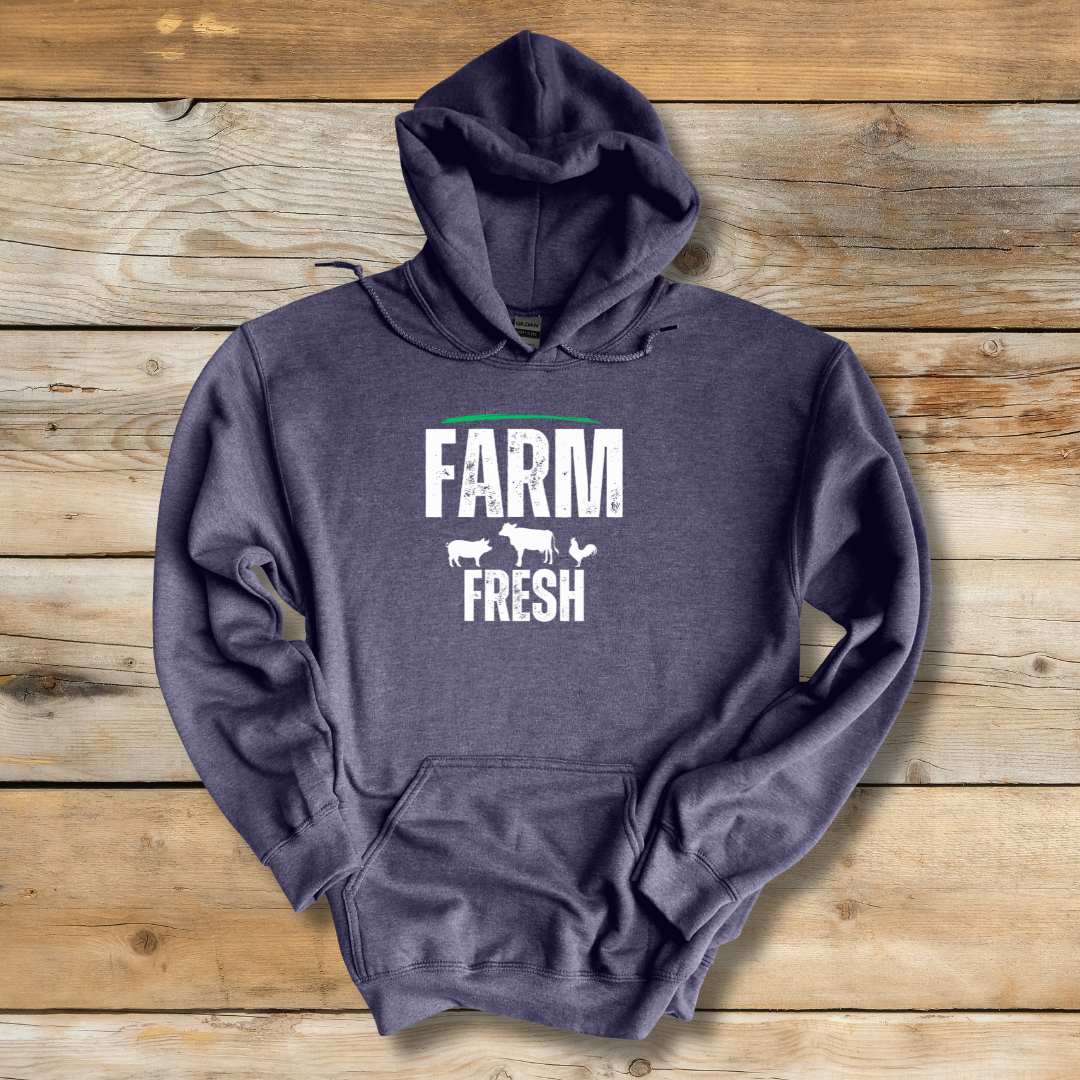 This is image of Farm Fresh Long-Sleeve Hoodie version 6
