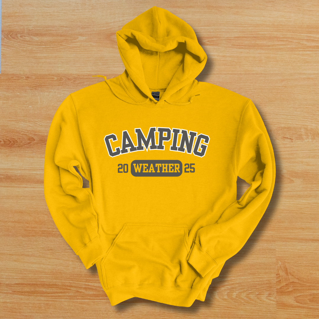 Camping Weather Long-Sleeve Hoodie