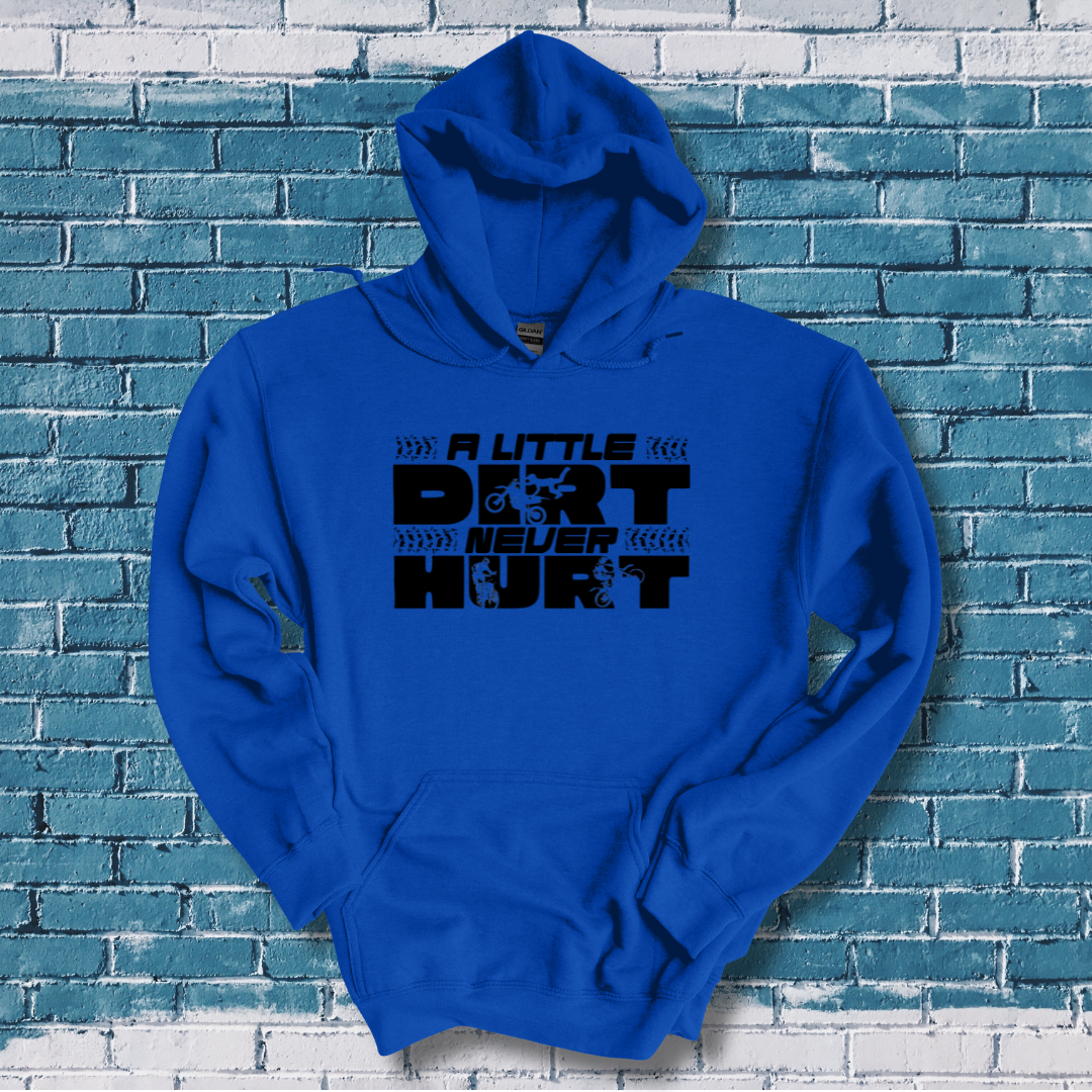 This is image of A Little Dirt Never Hurt Long-Sleeve Hoodie version 8