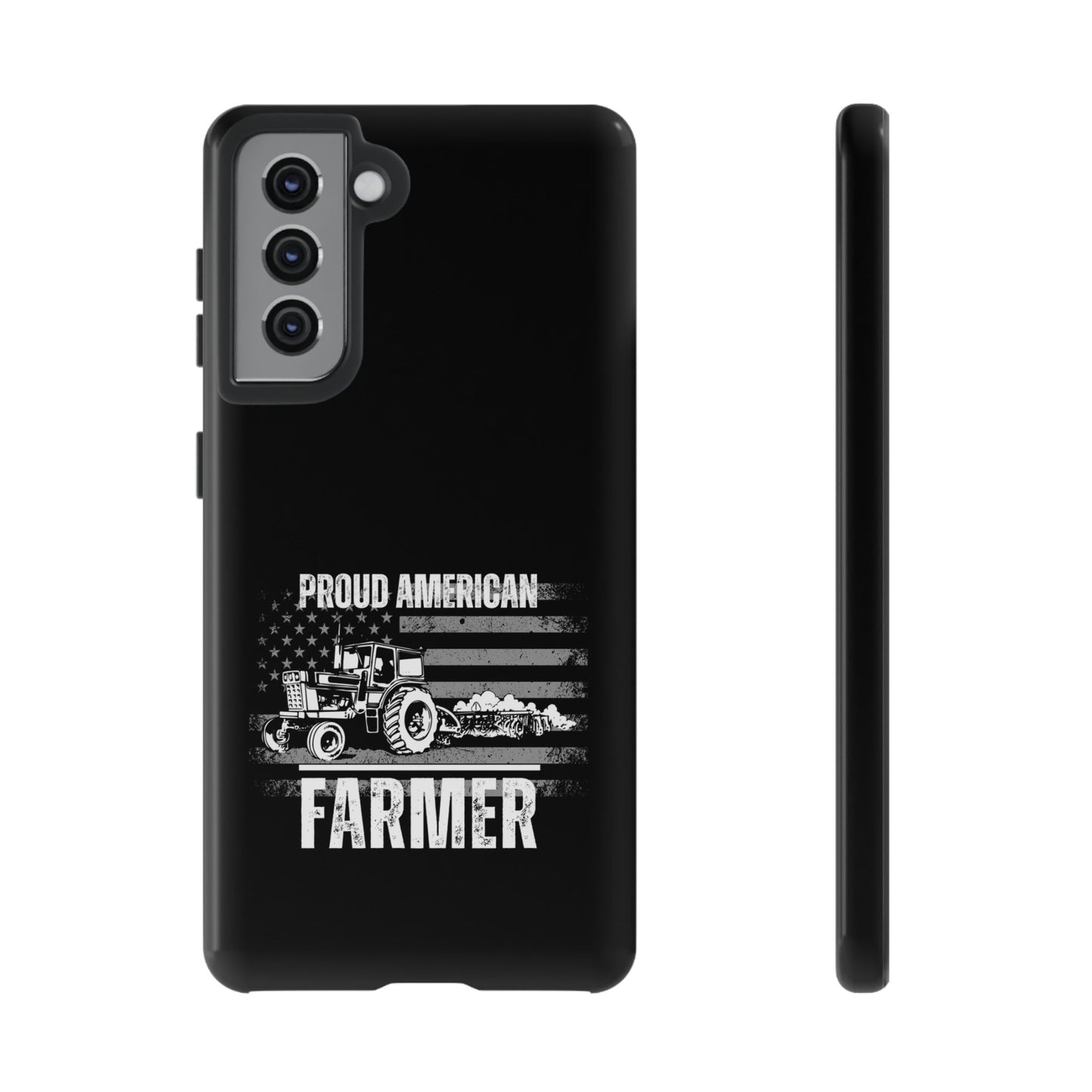 Cell Phone Case | Proud American Farmer | For iPhone, Samsung Galaxy, and Google Pixel