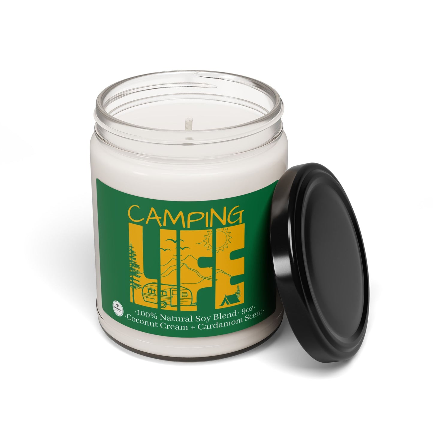 Scented Soy Candle, 9oz - Camping Life