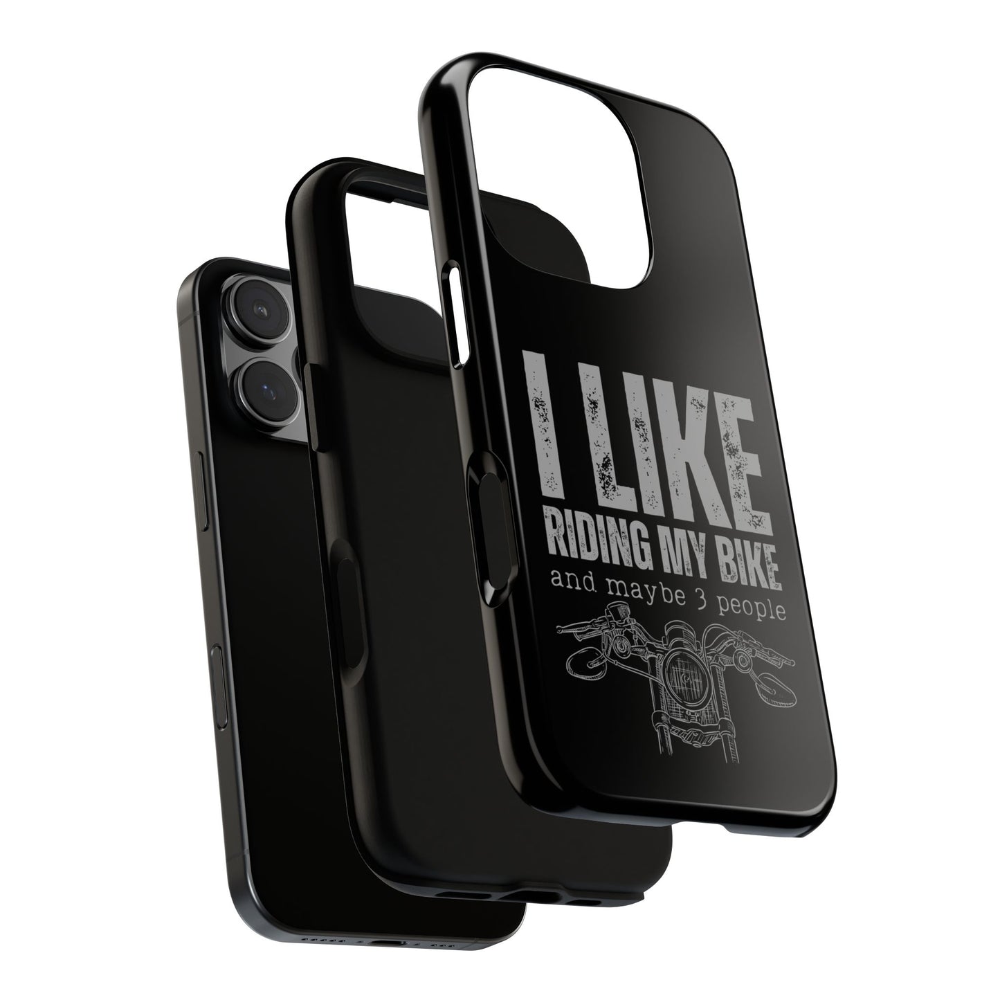 Cell Phone Case | I Like Riding My Bike | For iPhone, Samsung Galaxy, and Google Pixel