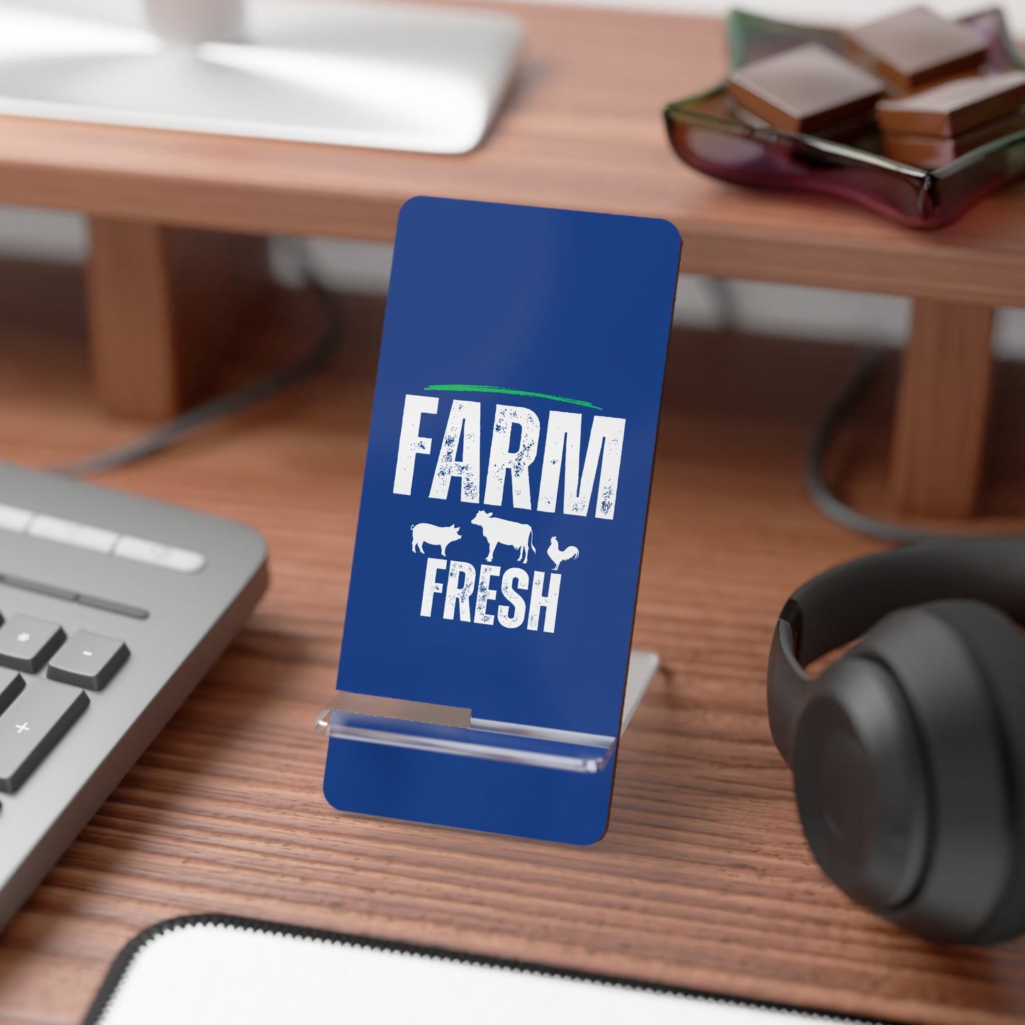 Farm Fresh, Cell Phone Stand for Desk or Nightstand