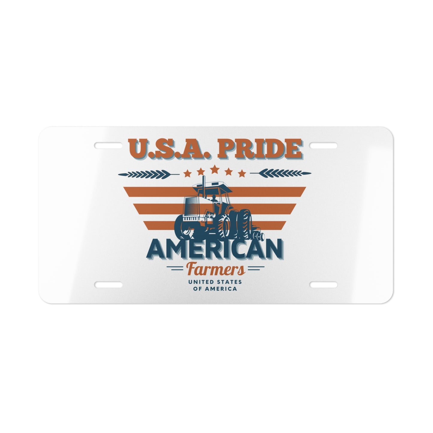 Vanity Plate - USA Pride American Farmers