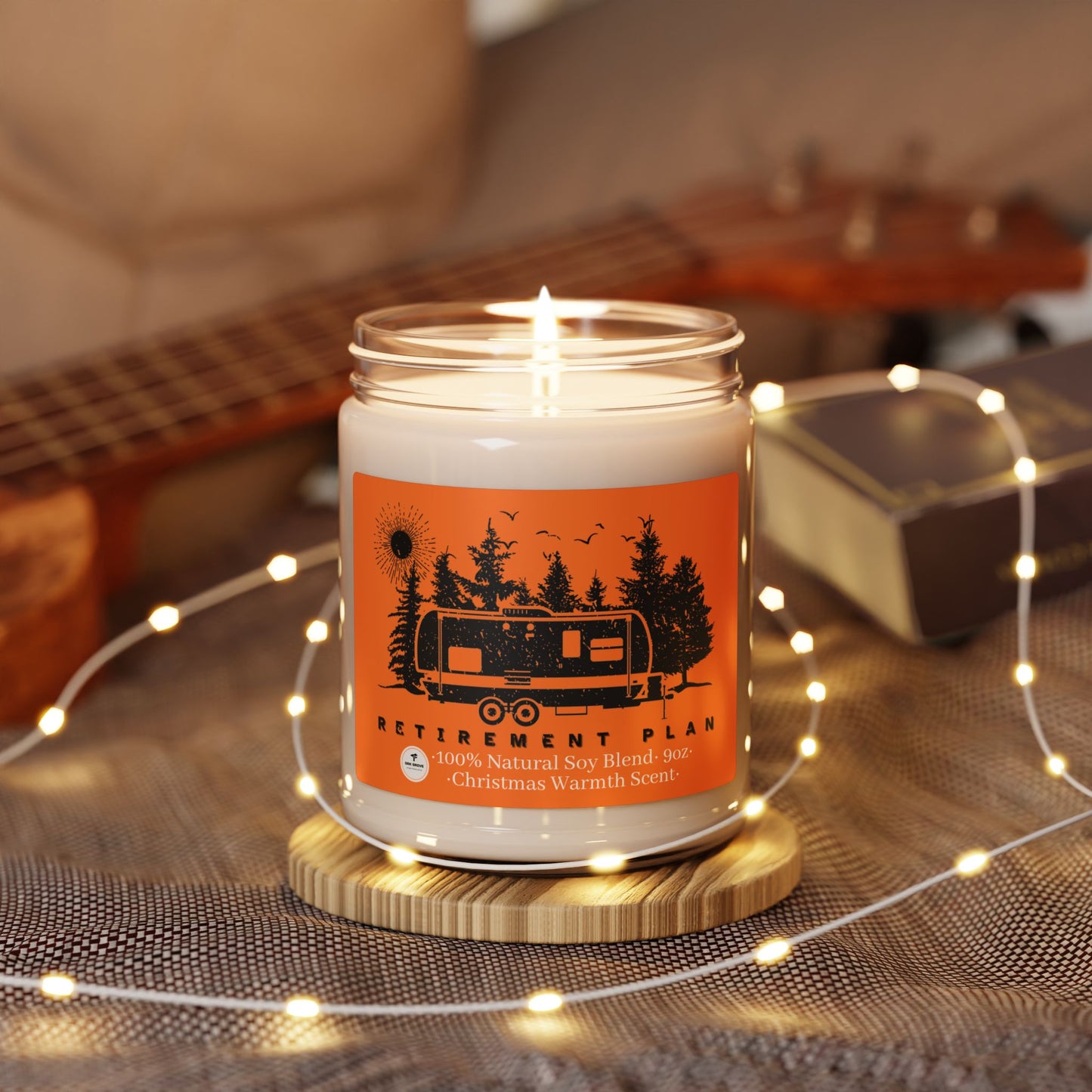 Scented Soy Candle, 9oz - RV Retirement Plan