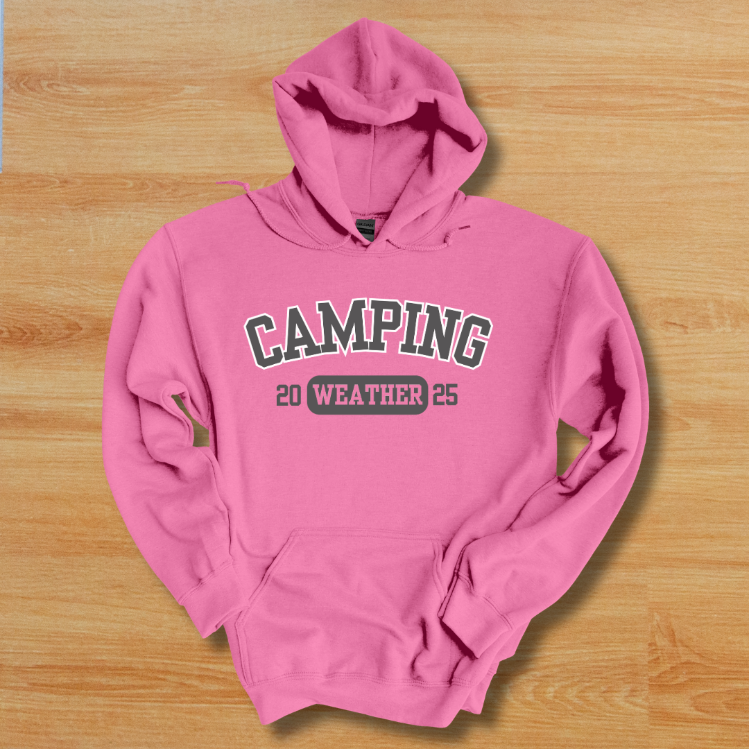 Camping Weather Long-Sleeve Hoodie