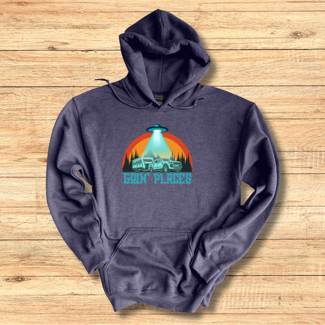 This is image of Goin Places Long-Sleeve Hoodie version 7