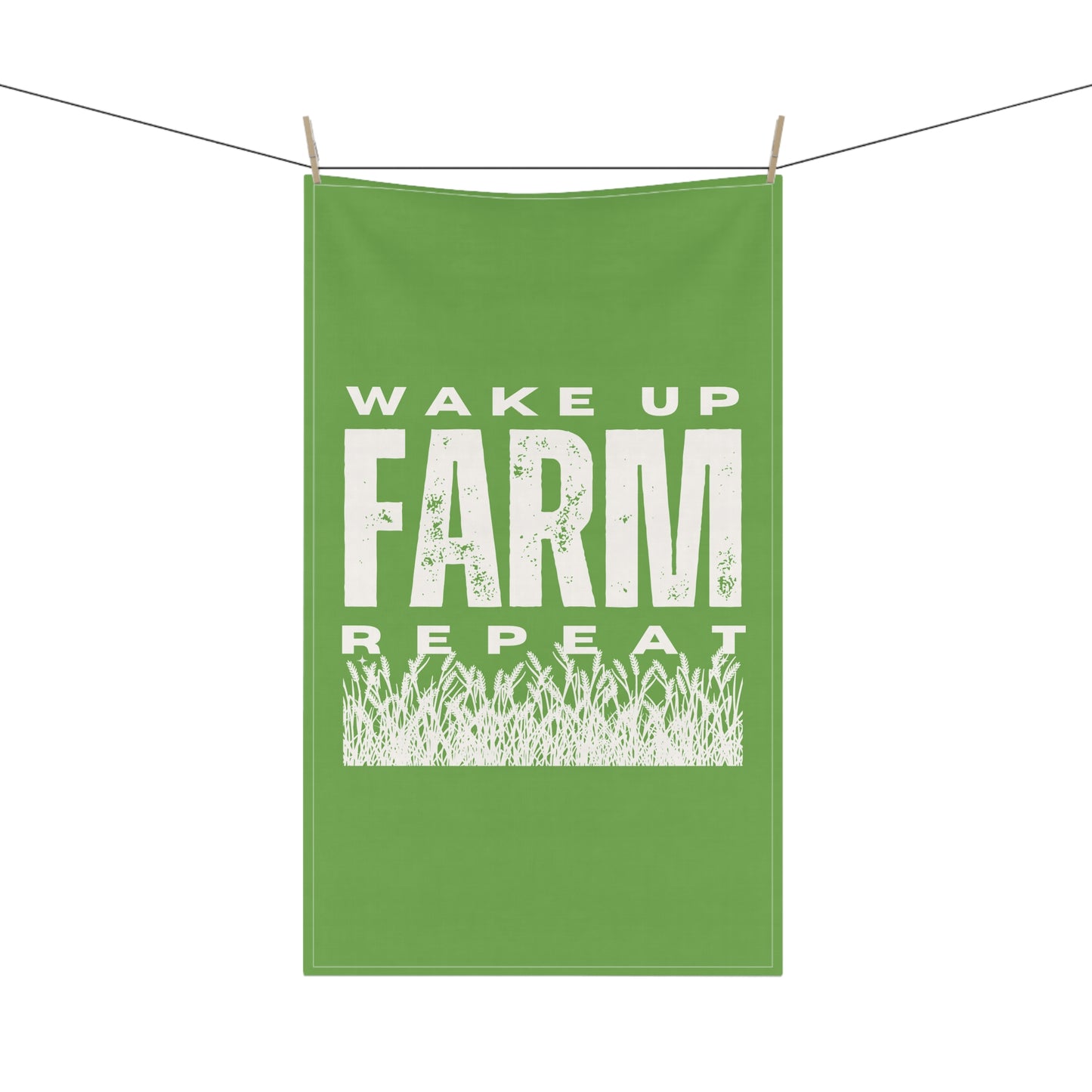 Kitchen Towel - Wake Up Farm Repeat
