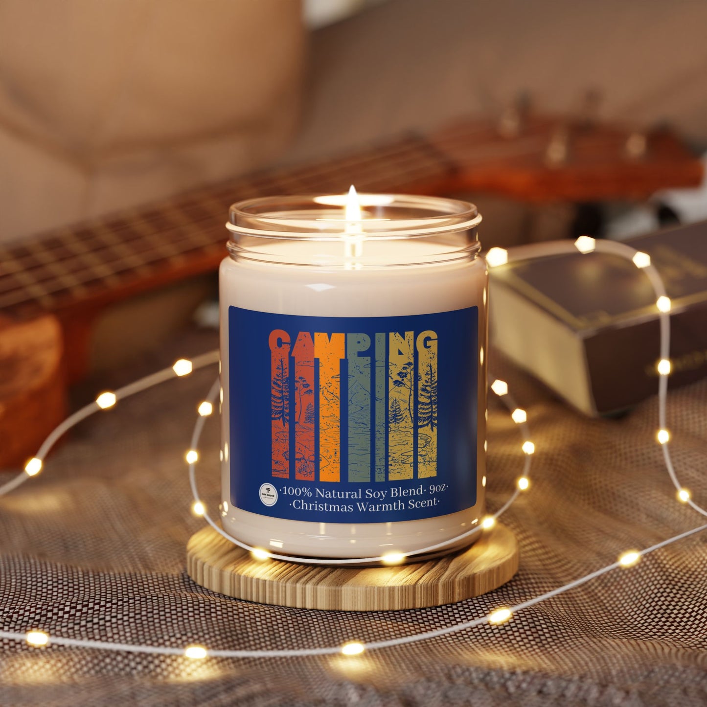 Scented Soy Candle, 9oz - Camping Grunge