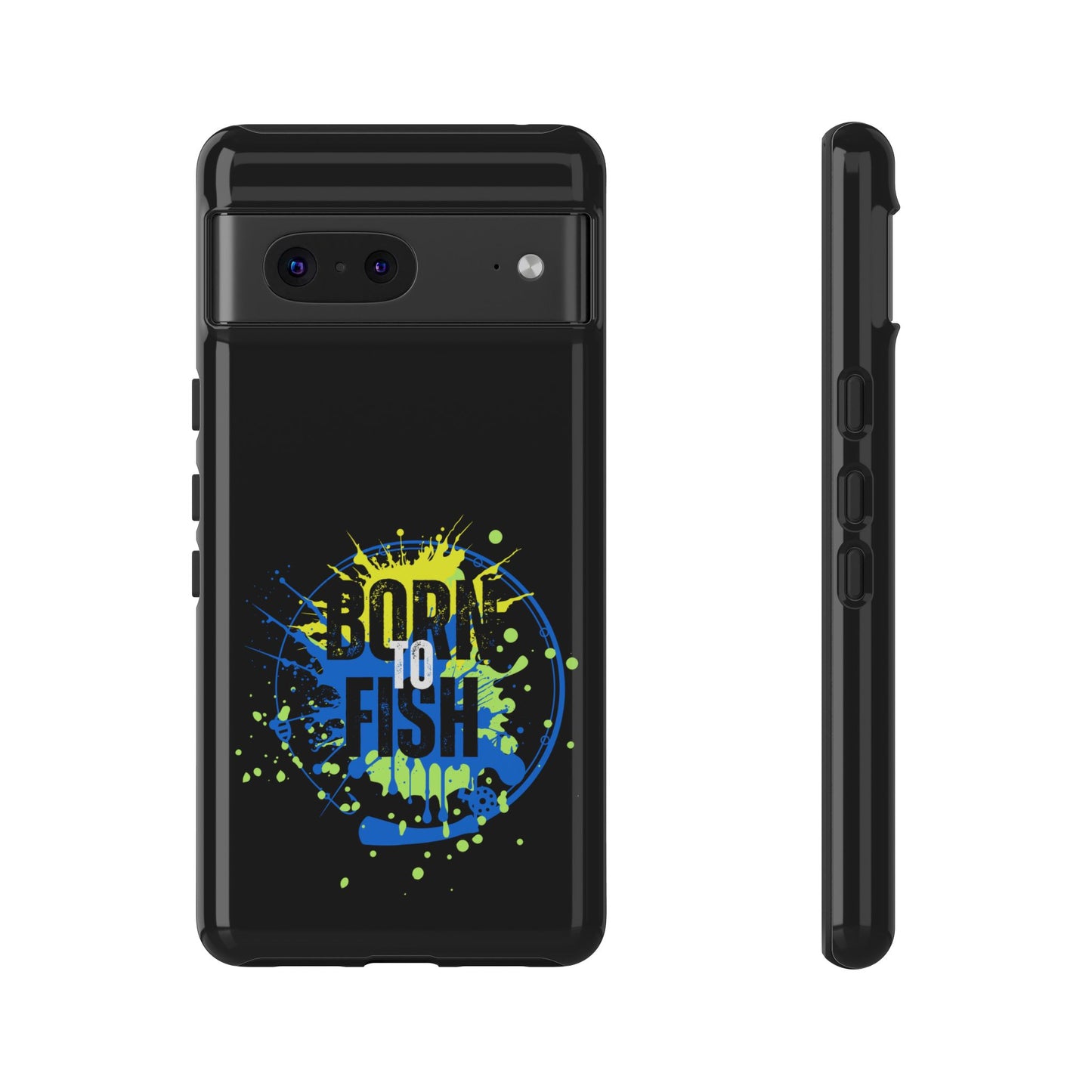 Cell Phone Case | Born to Fish | For iPhone, Samsung Galaxy, and Google Pixel