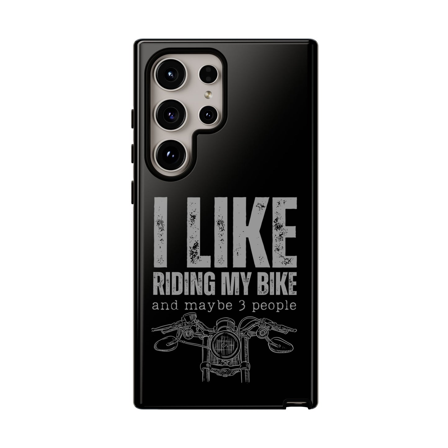 Cell Phone Case | I Like Riding My Bike | For iPhone, Samsung Galaxy, and Google Pixel