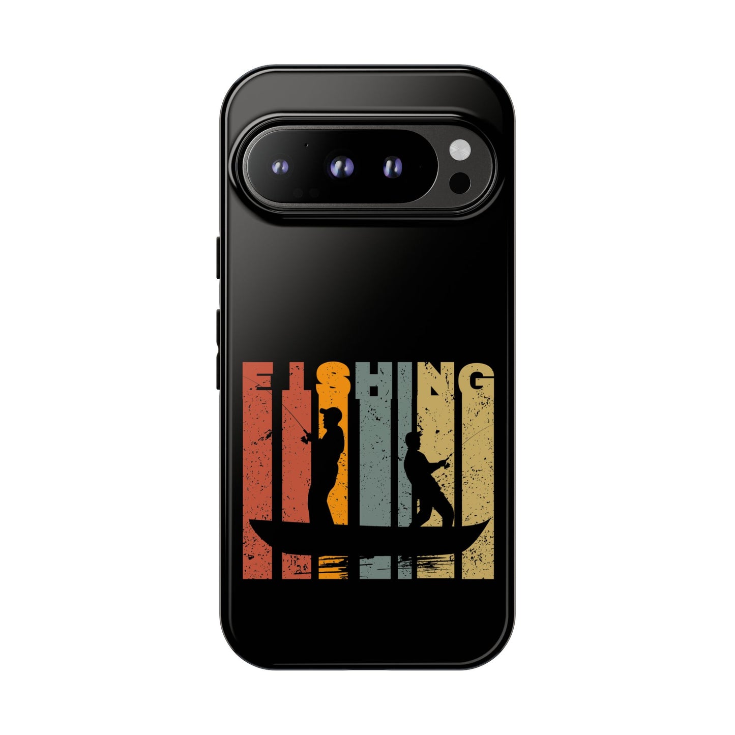 Cell Phone Case | Fishing Grunge | For iPhone, Samsung Galaxy, and Google Pixel
