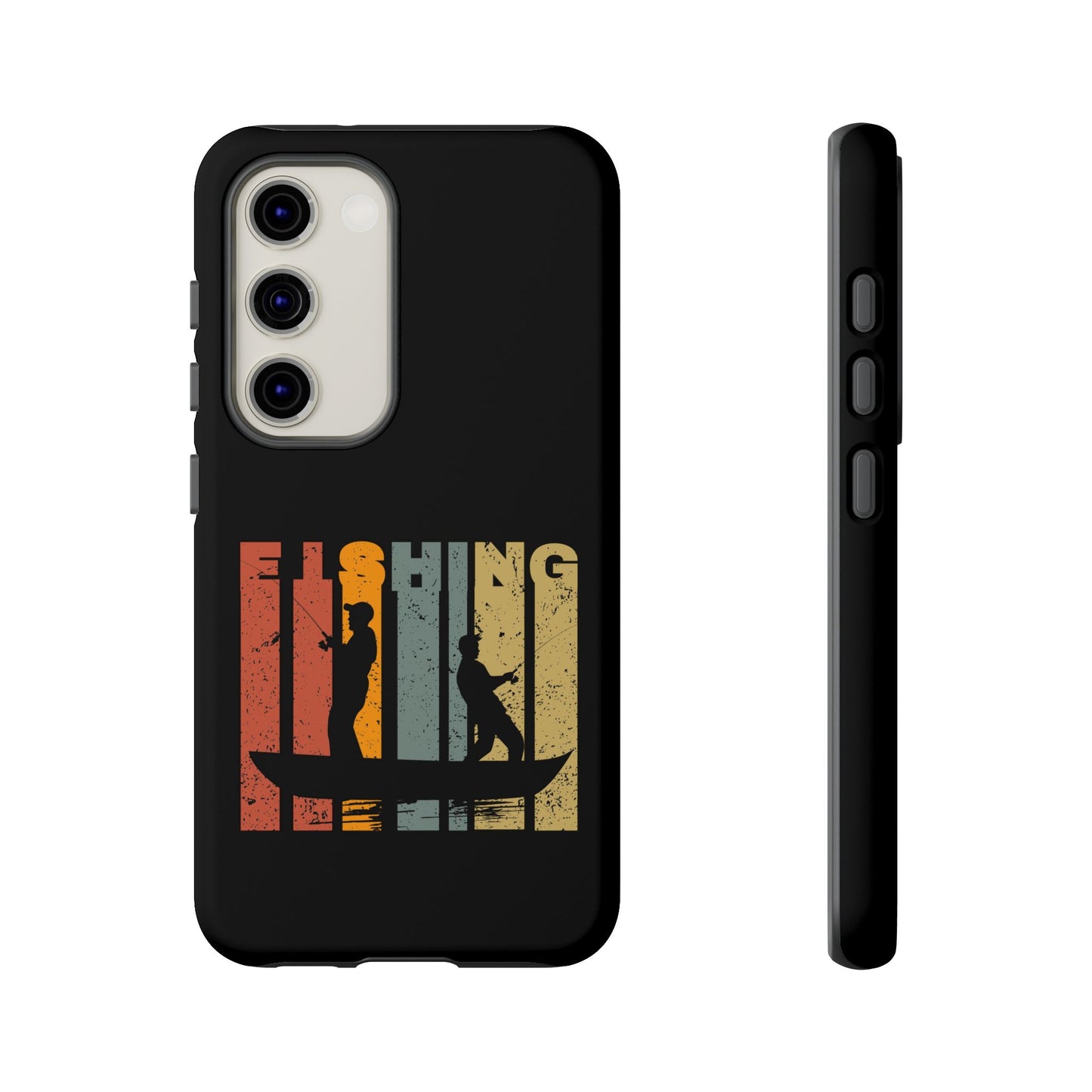 Cell Phone Case | Fishing Grunge | For iPhone, Samsung Galaxy, and Google Pixel