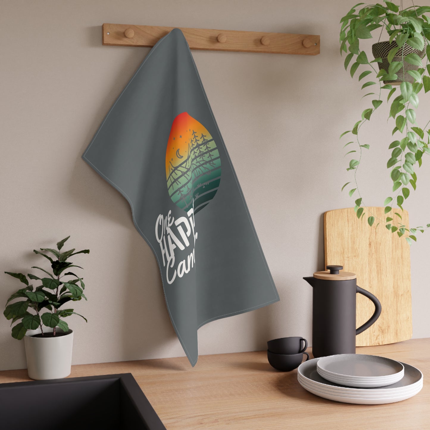 Kitchen Towel - One Happy Camper