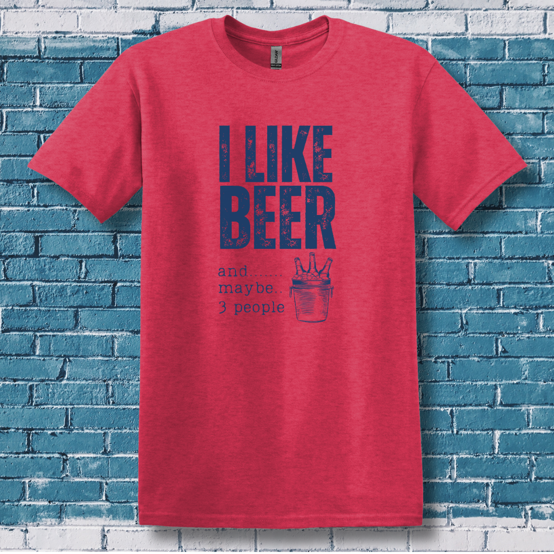 This is image of I Like Beer T-Shirt version 11