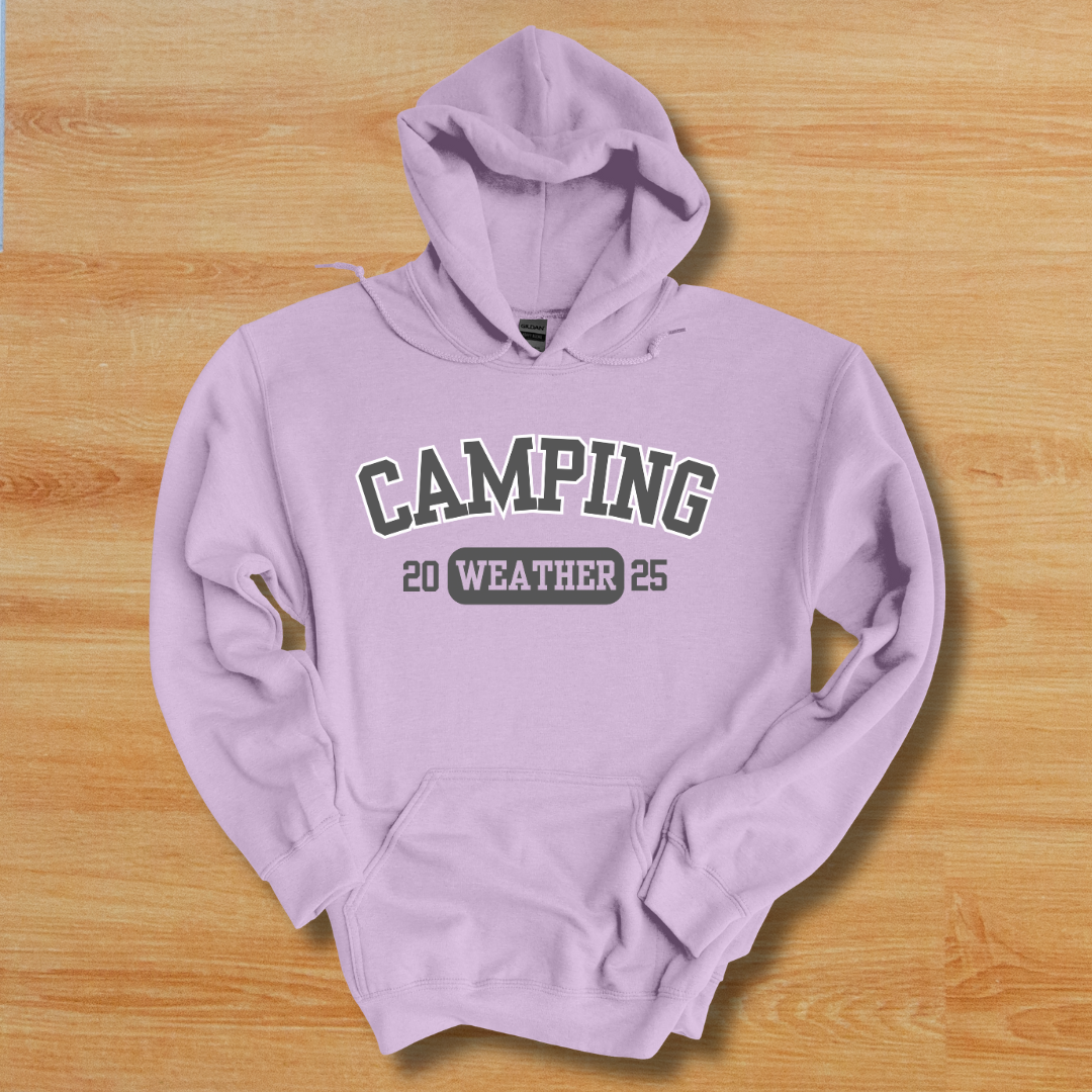 Camping Weather Long-Sleeve Hoodie