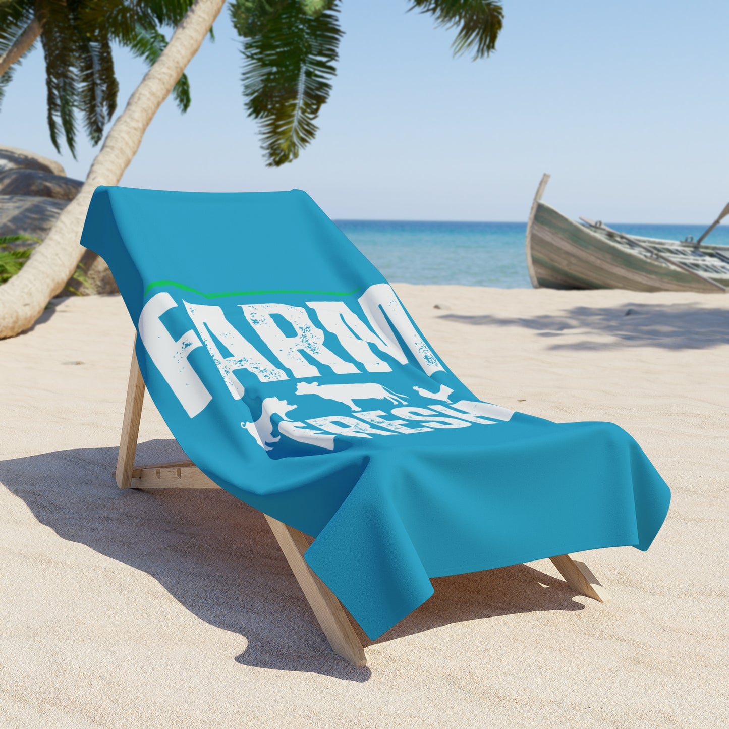 Oak Grove Expressions Beach Towel Big Size | Farm Fresh