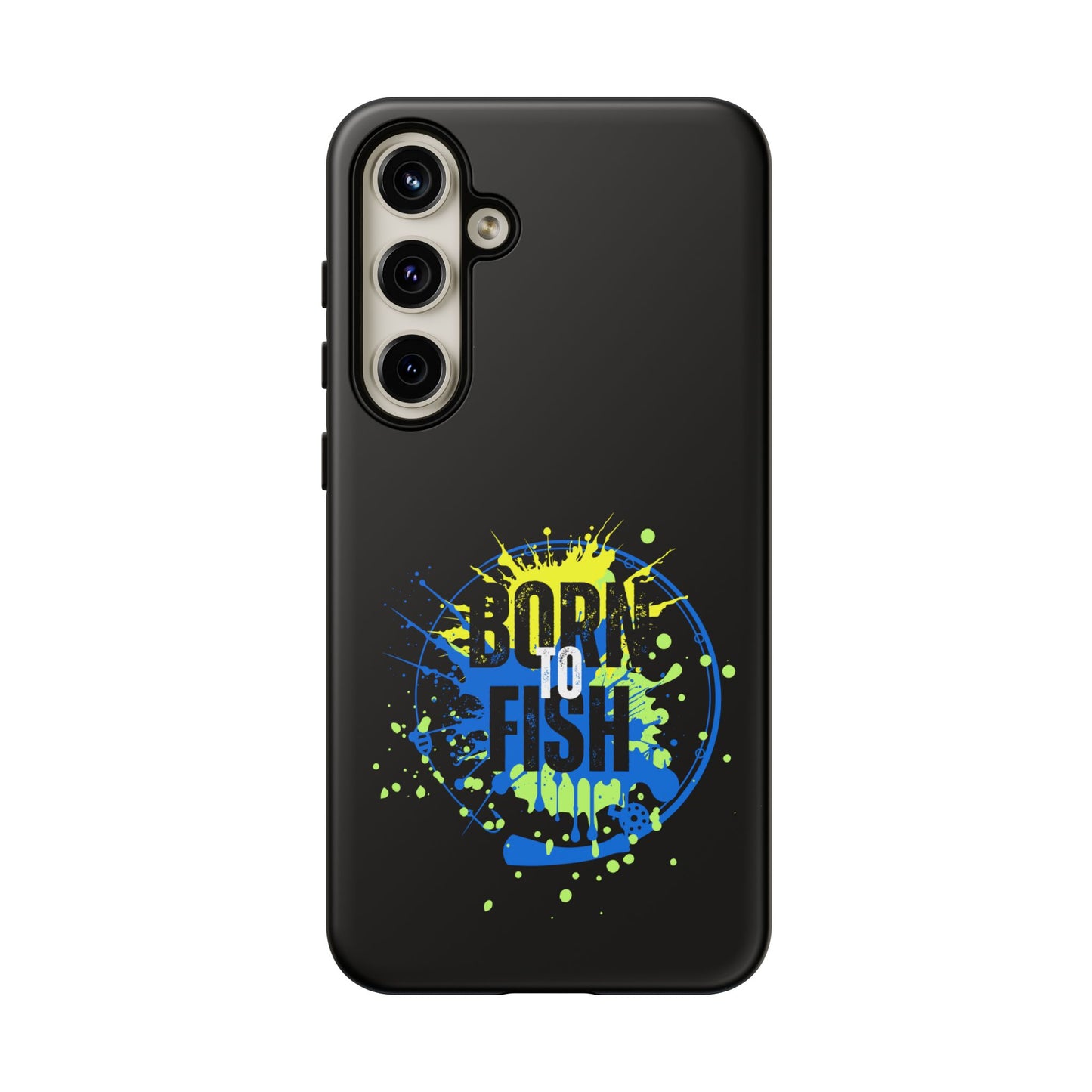 Cell Phone Case | Born to Fish | For iPhone, Samsung Galaxy, and Google Pixel