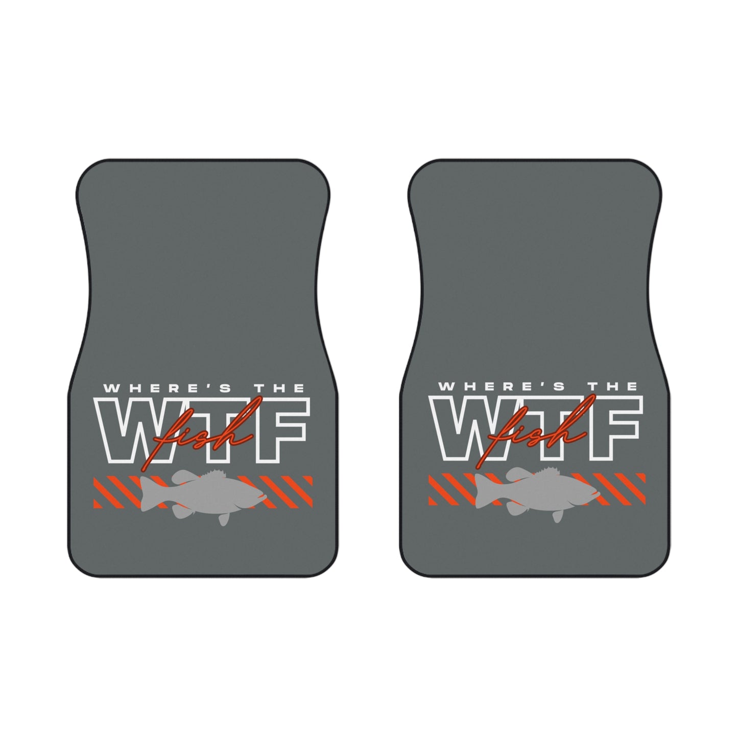 Car Mats (2x Front) | WTF Where's the Fish