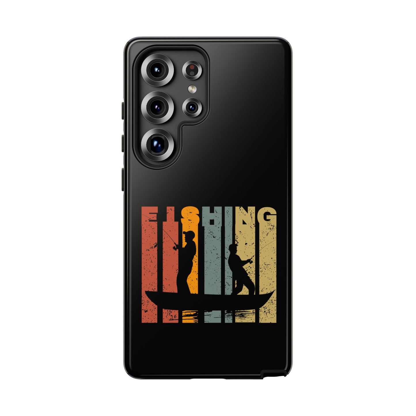 Cell Phone Case | Fishing Grunge | For iPhone, Samsung Galaxy, and Google Pixel