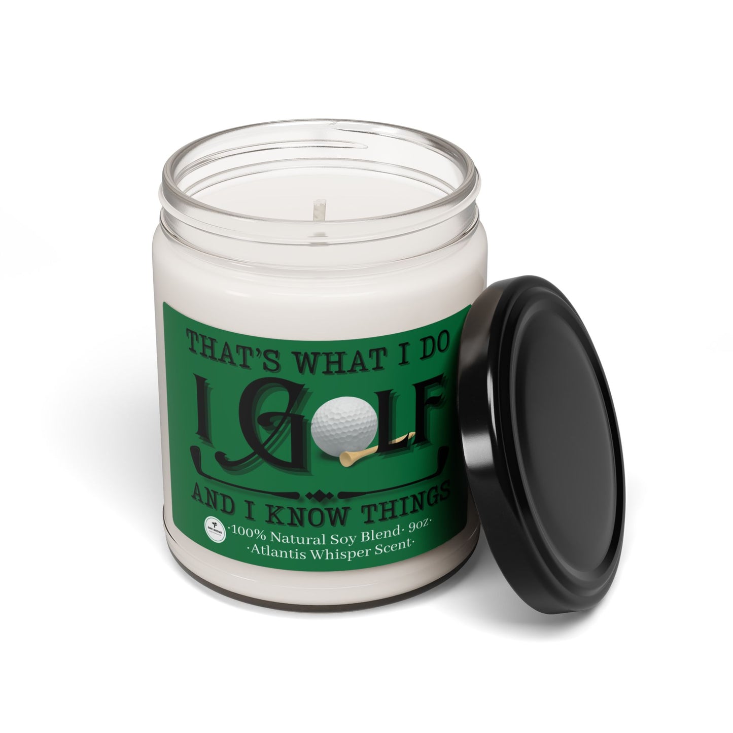 Scented Soy Candle, 9oz - That's What I Do, I Golf