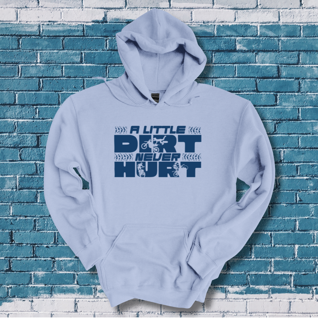 This is image of A Little Dirt Never Hurt Long-Sleeve Hoodie version 9