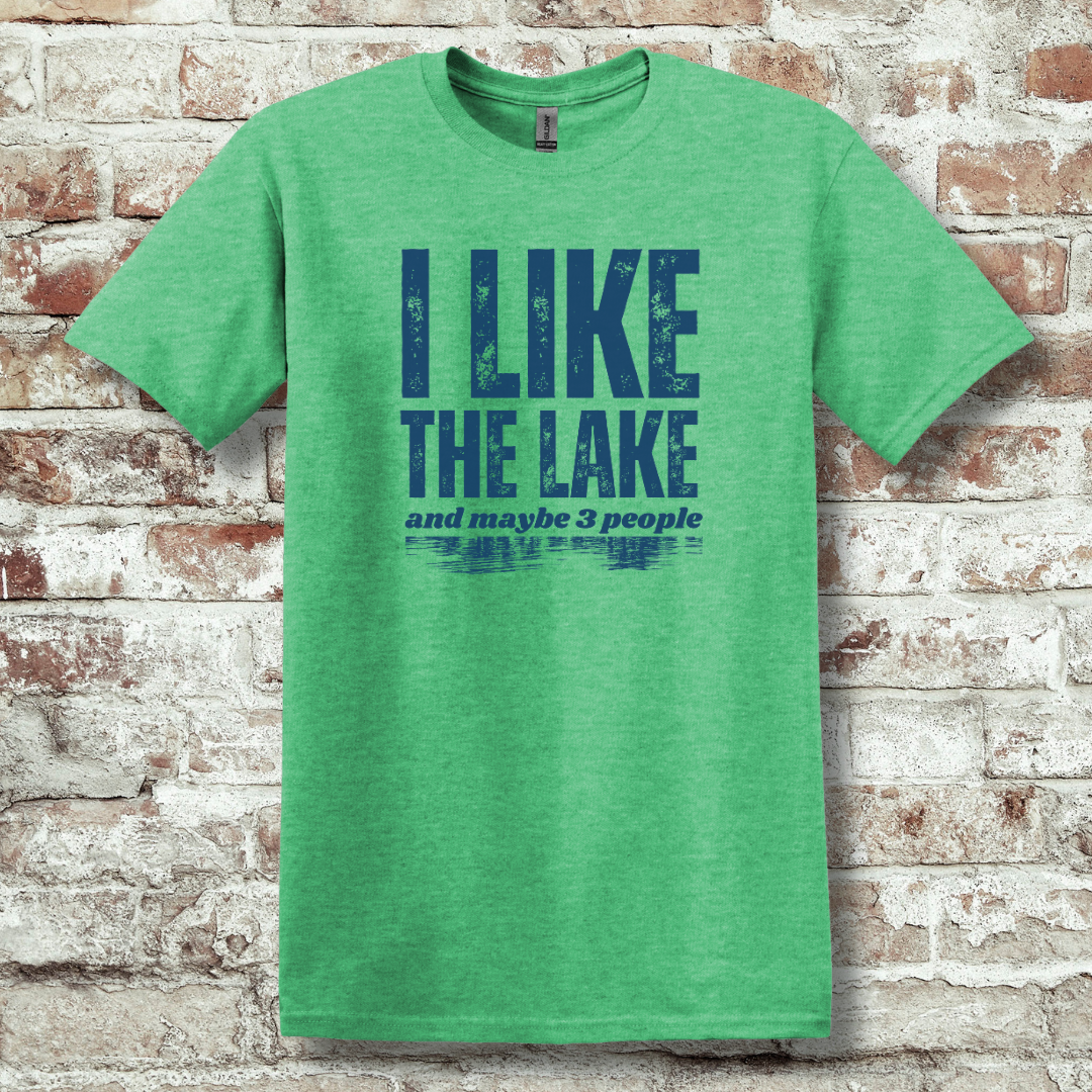 This is image of I Like the Lake T-Shirt version 14
